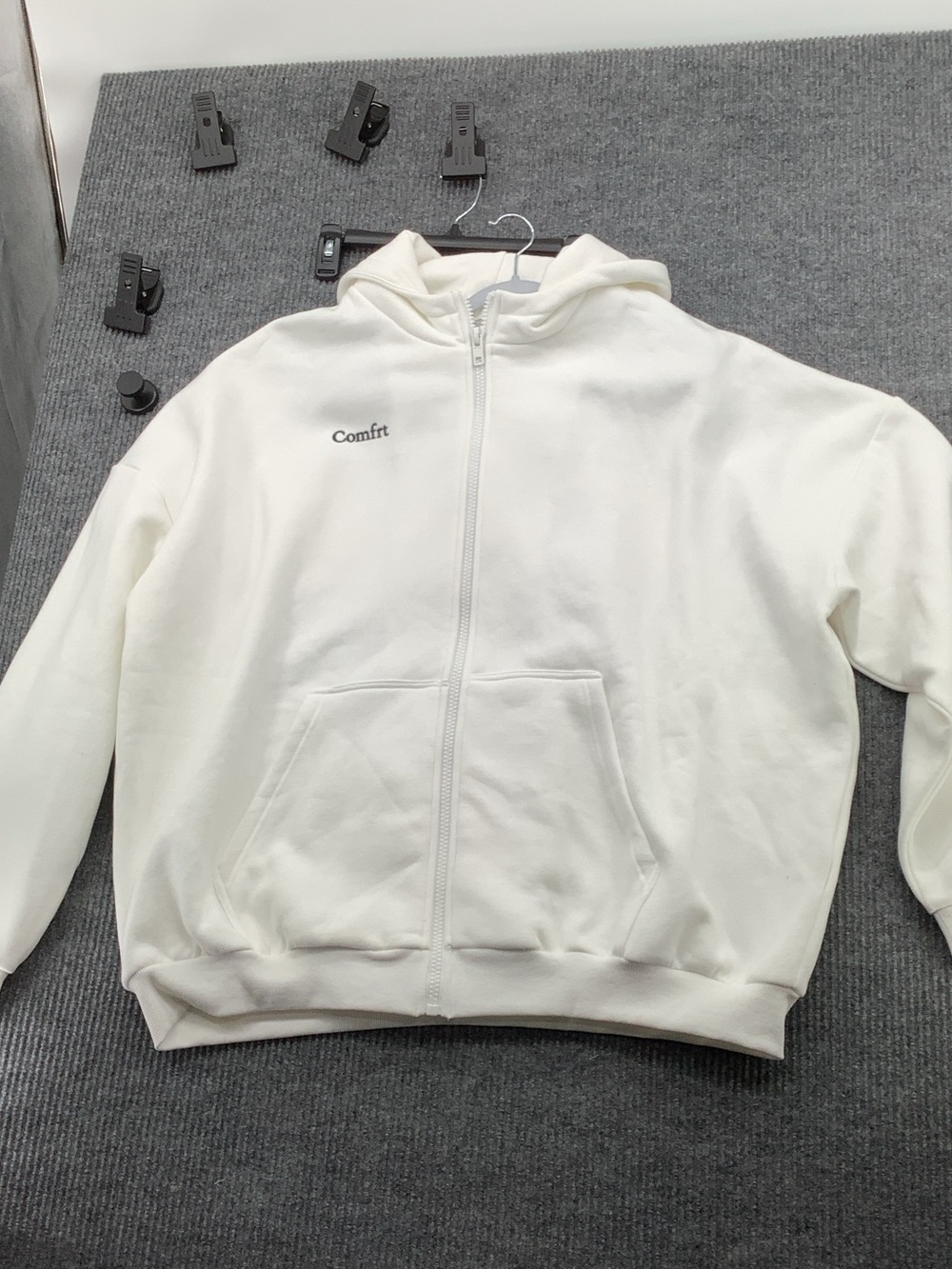 Comfrt full zip Hoodie